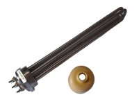 Блок ТЭН-9,0кВт, 220В (400мм.) G1 1/2" нерж/нерж (трубка + колпак) SZH